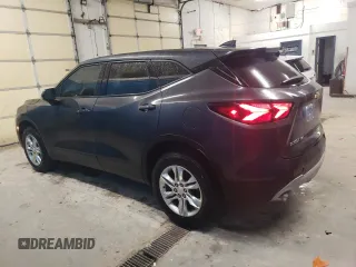 2021 Chevrolet Blazer LT with VIN 3GNKBHRS8MS566418, listed as a Copart auction lot 56045445 with 58,737 mi miles and Salvage title. Bid and sale history available at DreamBid. Image 2.