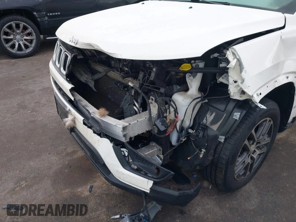 2017 Jeep Compass Latitude with VIN 3C4NJDBB5HT631320, listed as a IAAI auction lot 41446430 with 122,043 mi miles. Bid and sale history available at carsss.com. Image 6.