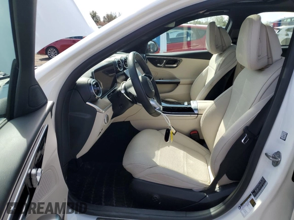 2023 Mercedes-Benz C 300 with VIN W1KAF4HB3PR125456, listed as a Copart auction lot 51136825 with 28,186 mi miles and Salvage Title. Bid and sale history available at DreamBid. Image 7.
