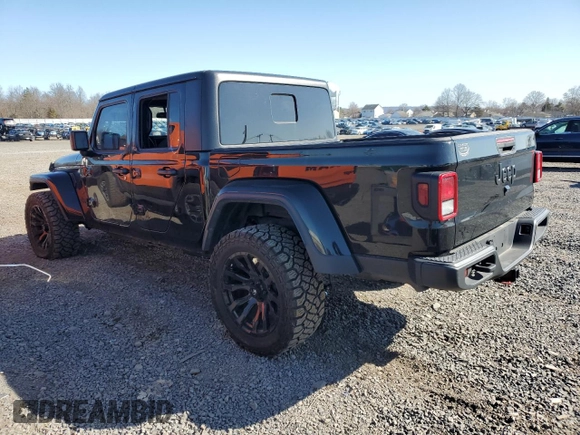 2022 Jeep Gladiator Sport S with VIN 1C6JJTAG0NL122806, listed as a Copart auction lot 50346845 with 24,182 mi miles and Clean title. Bid and sale history available at DreamBid. Image 2.