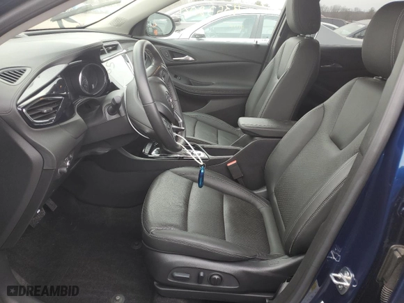 2023 Buick Encore GX Essence with VIN KL4MMGSL6PB096196, listed as a Copart auction lot 43538065 with 14523 miles and Salvage Title. Bid and sale history available at carsss.com. Image 7.