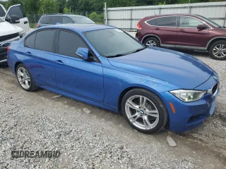 2013 BMW 3 Series 328i xDrive with VIN WBA3B3C58DF536503, listed as a Copart auction lot 61086675 with 86,664 mi miles and Salvage title. Bid and sale history available at DreamBid. Image 4.