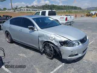 2006 Lexus GS 430 with VIN JTHBN96S965009782, listed as a IAAI auction lot 42164137 with 148,110 mi miles and . Bid and sale history available at DreamBid. Image 1.