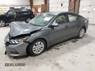 2020 Nissan Sentra S with VIN 3N1AB8BV8LY264005, listed as a IAAI auction lot 42196148 with 63,192 mi miles. Bid and sale history available at carsss.com. Image 17.