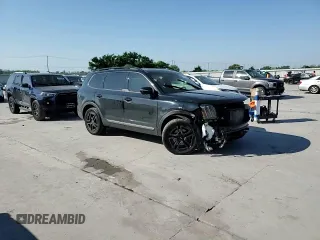 2023 Kia Telluride SX with VIN 5XYP5DGC3PG348337, listed as a Copart auction lot 53195555 with 47,633 mi miles and Salvage title. Bid and sale history available at DreamBid. Image 12.