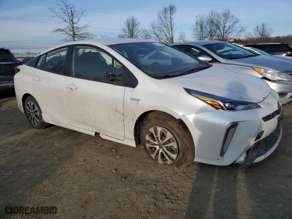 2022 Toyota Prius LE with VIN JTDL9MFU5N3038740, listed as a Copart auction lot 43314845 with 0 mi miles and Salvage Title. Bid and sale history available at carsss.com. Image 4.