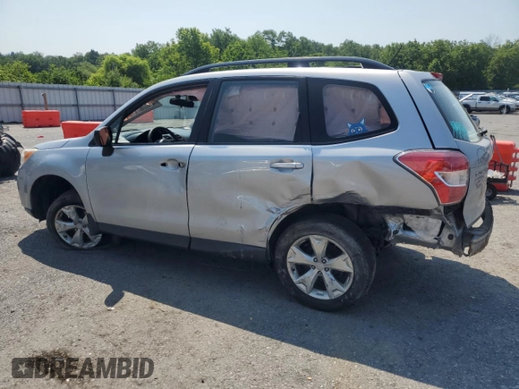 2015 Subaru Forester 2.5i with VIN JF2SJABC8FH547287, listed as a Copart auction lot 62502985 with Not provided miles and Salvage title. Bid and sale history available at DreamBid. Image 2.