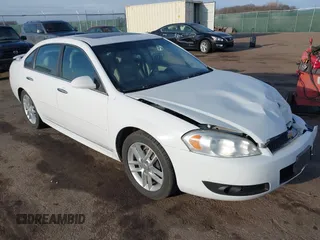 2012 Chevrolet Impala LTZ with VIN 2G1WC5E34C1115008, listed as a IAAI auction lot 41847459 with 194,521 mi miles and . Bid and sale history available at DreamBid. Image 1.