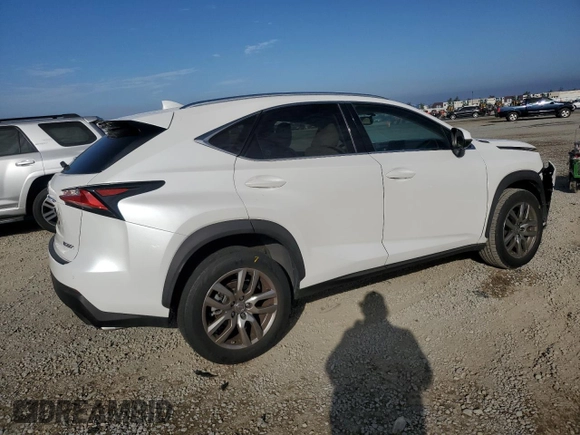 2015 Lexus NX 200t with VIN JTJYARBZXF2005295, listed as a Copart auction lot 64029755 with 34,784 mi miles and Salvage title. Bid and sale history available at DreamBid. Image 3.