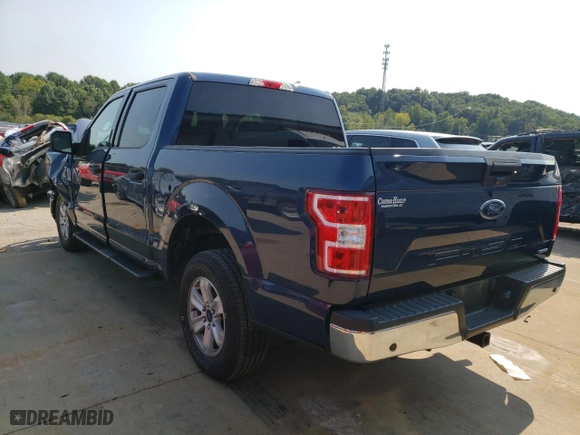 2018 Ford F-150 XL with VIN 1FTEW1CG0JKC60228, listed as a Copart auction lot 59163052 with 80,223 mi miles and Salvage Title. Bid and sale history available at carsss.com. Image 3.