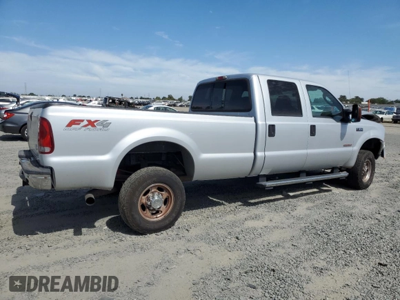 2004 Ford F-350 XL with VIN 1FTSW31P04EC44129, listed as a Copart auction lot 63519165 with 205,411 mi miles and Salvage title. Bid and sale history available at DreamBid. Image 3.