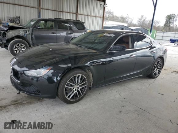 2015 Maserati Ghibli z VIN ZAM57XSA6F1158678, wystawiony jako Copart lot #86509984 z przebiegiem 87 021 mil mil oraz Czysty tytuł • Clean title. Historia ofert i sprzedaży dostępna na DreamBid. Obrazek 1.