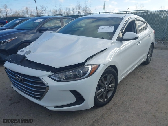 2018 Hyundai Elantra SEL with VIN 5NPD84LFXJH245586, listed as a IAAI auction lot 41880667 with 112,795 mi miles. Bid and sale history available at carsss.com. Image 17.