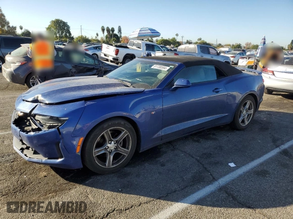 2020 Chevrolet Camaro 1LT with VIN 1G1FB3DS4L0113724, listed as a Copart auction lot 81738594 with 93,756 mi miles and Salvage Title. Bid and sale history available at carsss.com. Image 1.