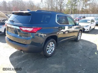 2020 Chevrolet Traverse LT Leather with VIN 1GNEVHKW0LJ230683, listed as a IAAI auction lot 41578045 with 112,847 mi miles. Bid and sale history available at carsss.com. Image 4.