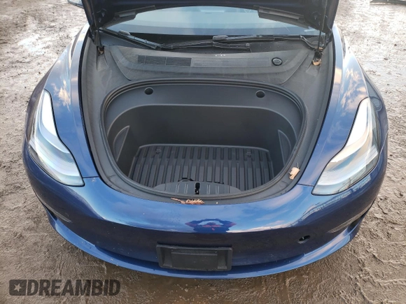 2022 Tesla Model 3 Long Range with VIN 5YJ3E1EB0NF147376, listed as a Copart auction lot 87017294 with 23,149 mi miles and Salvage Title. Bid and sale history available at carsss.com. Image 13.
