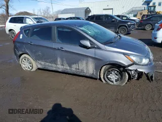 2014 Hyundai Accent GS with VIN KMHCT5AE3EU169436, listed as a Copart auction lot 45377195 with 177,435 mi miles and Salvage Title. Bid and sale history available at carsss.com. Image 4.