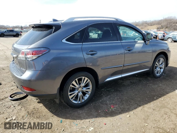 2014 Lexus RX 350 with VIN 2T2BK1BAXEC236937, listed as a Copart auction lot 49186185 with 131,868 mi miles and Salvage Title. Bid and sale history available at DreamBid. Image 3.