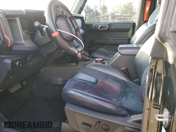 2023 Ford Bronco Raptor with VIN 1FMEE5JR4PLA93286, listed as a Copart auction lot 48144375 with 36,348 mi miles and Salvage title. Bid and sale history available at DreamBid. Image 7.