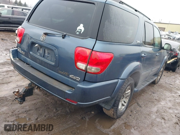 2006 Toyota Sequoia SR5 with VIN 5TDBT44A26S260206, listed as a IAAI auction lot 41658833 with 206,578 mi miles and . Bid and sale history available at DreamBid. Image 4.