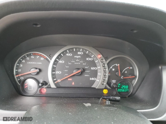 2004 Honda Pilot EX with VIN 2HKYF18564H609898, listed as a Copart auction lot 51265105 with 205,637 mi miles and Salvage Title. Bid and sale history available at carsss.com. Image 9.