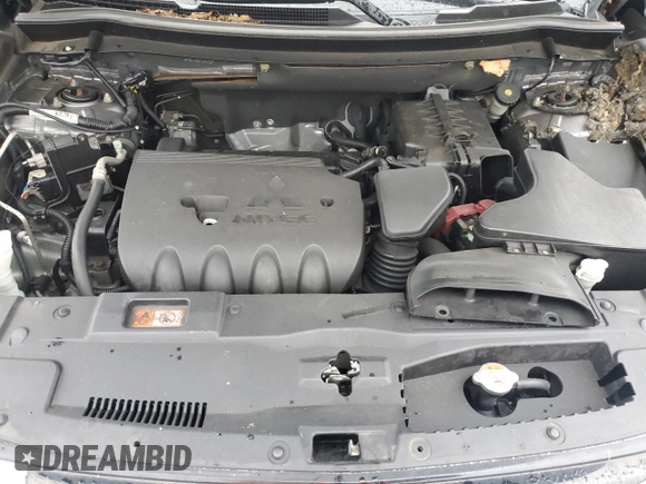 2017 Mitsubishi Outlander SE with VIN JA4AZ3A36HZ049029, listed as a Copart auction lot 57255725 with 89,275 mi miles and Salvage title. Bid and sale history available at DreamBid. Image 12.