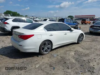 2014 Infiniti Q50 Sport with VIN JN1BV7AP5EM683640, listed as a IAAI auction lot 42459979 with 315,363 mi miles and . Bid and sale history available at DreamBid. Image 4.