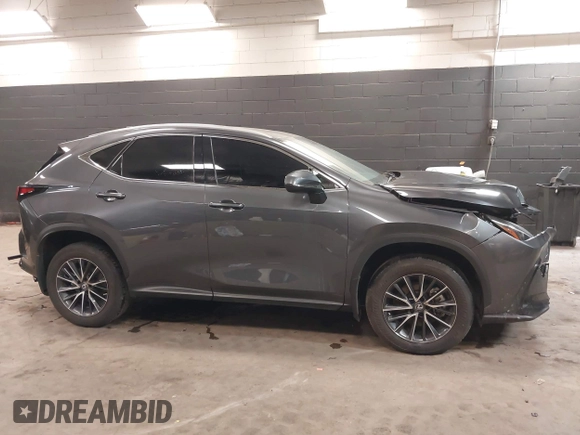 2023 Lexus NX with VIN 2T2GGCEZ4PC031301, listed as a IAAI auction lot 41357270 with 7,629 mi miles. Bid and sale history available at carsss.com. Image 14.