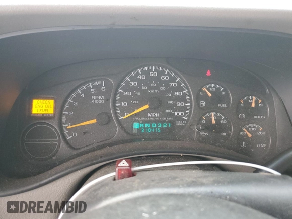 2001 GMC Yukon SLT z VIN 1GKEC13T51J145673, wystawiony jako Copart lot #83568954 z przebiegiem 310 415 mil mil oraz Szkoda całkowita • Salvage title. Historia ofert i sprzedaży dostępna na DreamBid. Obrazek 9.