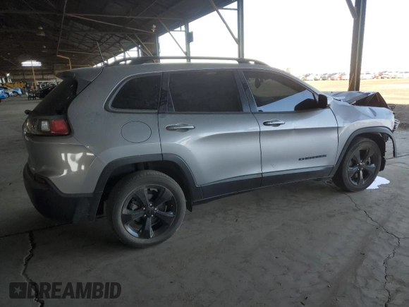 2021 Jeep Cherokee Altitude with VIN 1C4PJLLB7MD168999, listed as a Copart auction lot 44343825 with 49,093 mi miles and Salvage Title. Bid and sale history available at carsss.com. Image 3.