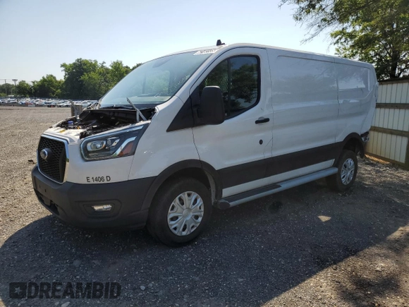 2023 Ford Transit Cargo with VIN 1FTBR1Y84PKA66581, listed as a Copart auction lot 62182335 with 19,897 mi miles and Clean title. Bid and sale history available at DreamBid. Image 1.