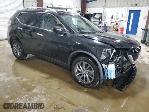 2016 Nissan Rogue S with VIN JN8AT2MV1GW131236, listed as a Copart auction lot 52955615 with 94,395 mi miles and Salvage Title. Bid and sale history available at carsss.com. Image 4.
