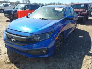 2019 Honda Civic Sedan Sport with VIN 2HGFC2F8XKH577032, listed as a IAAI auction lot 41688606 with 111,518 mi miles. Bid and sale history available at carsss.com. Image 17.