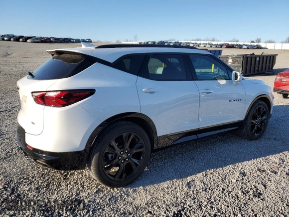 2019 Chevrolet Blazer RS with VIN 3GNKBJRS8KS678589, listed as a Copart auction lot 50307615 with 57,979 mi miles and Salvage Title. Bid and sale history available at DreamBid. Image 3.