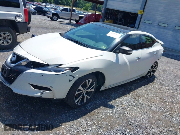 2017 Nissan Maxima S with VIN 1N4AA6AP9HC448611, listed as a IAAI auction lot 42553991 with 155,803 mi miles and . Bid and sale history available at DreamBid. Image 2.