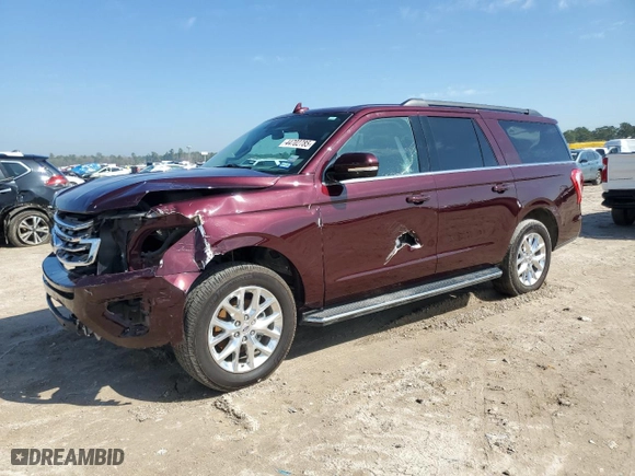 2021 Ford Expedition Max XLT with VIN 1FMJK1HT7MEA80095, listed as a Copart auction lot 44702785 with NaN miles and Salvage Title. Bid and sale history available at carsss.com. Image 1.