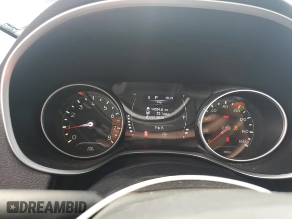 2021 Jeep Compass Latitude with VIN 3C4NJCBBXMT514336, listed as a Copart auction lot 56528865 with 14,324 mi miles and Non repairable. Bid and sale history available at DreamBid. Image 9.