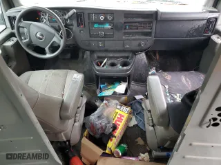 2017 GMC Savana Cargo Van with VIN 1GTW7AFF5H1143359, listed as a Copart auction lot 53189835 with 114,245 mi miles and Salvage Title. Bid and sale history available at carsss.com. Image 8.