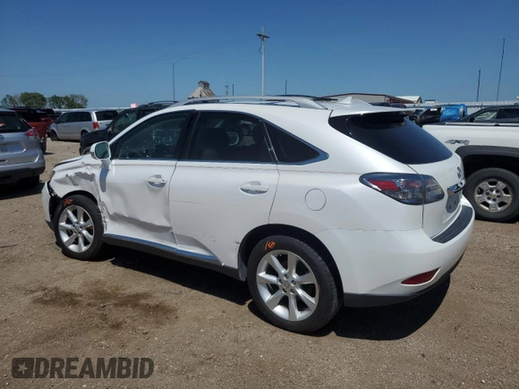2011 Lexus RX 350 with VIN 2T2BK1BA6BC080620, listed as a Copart auction lot 63202875 with Not provided miles and Salvage title. Bid and sale history available at DreamBid. Image 2.
