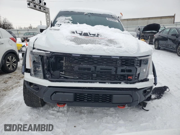 2023 Ford F-150 Raptor with VIN 1FTFW1RJXPFC55093, listed as a Copart auction lot 88436285 with 12,256 mi miles and Salvage Title. Bid and sale history available at DreamBid. Image 5.