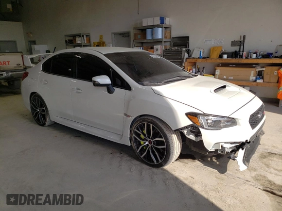 2021 Subaru WRX STI with VIN JF1VA2E67M9806789, listed as a Copart auction lot 47670465 with 32,838 mi miles and Salvage Title. Bid and sale history available at carsss.com. Image 4.