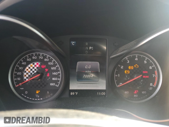 2016 Mercedes-Benz C 450 AMG with VIN 55SWF6EB1GU112905, listed as a Copart auction lot 51750185 with 70,084 mi miles and Clean Title. Bid and sale history available at carsss.com. Image 9.