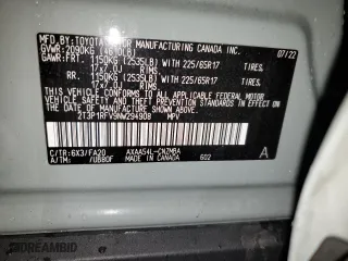 2022 Toyota RAV4 XLE with VIN 2T3P1RFV9NW294908, listed as a Copart auction lot 43768635 with 17,440 mi miles and Salvage Title. Bid and sale history available at carsss.com. Image 13.