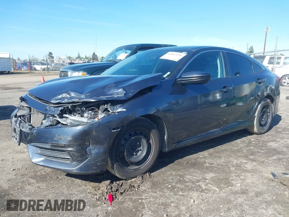 2017 Honda Civic Sedan LX with VIN 2HGFC2F57HH568416, listed as a IAAI auction lot 41812251 with 160,936 mi miles. Bid and sale history available at carsss.com. Image 14.