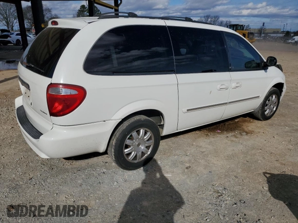 2007 Chrysler Town & Country LWB Touring with VIN 2A4GP54L07R214234, listed as a Copart auction lot 86861914 with 173,003 mi miles and Salvage Title. Bid and sale history available at carsss.com. Image 3.