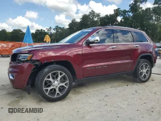 2019 Jeep Grand Cherokee Limited with VIN 1C4RJFBG9KC734879, listed as a Copart auction lot 62369625 with 90,466 mi miles and Salvage title. Bid and sale history available at DreamBid. Image 1.