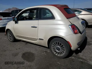 2012 FIAT 500 Gucci with VIN 3C3CFFER9CT174618, listed as a Copart auction lot 52387295 with 119,474 mi miles and Salvage Title. Bid and sale history available at carsss.com. Image 2.