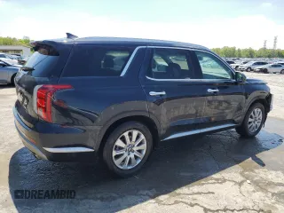 2024 Hyundai Palisade SEL with VIN KM8R24GE8RU782589, listed as a Copart auction lot 52819955 with 28,222 mi miles and Salvage title. Bid and sale history available at DreamBid. Image 3.