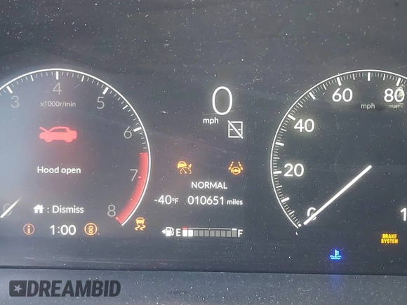 2025 Honda Pilot Sport with VIN 5FNYG2H3XSB001489, listed as a IAAI auction lot 41332411 with 10,651 mi miles. Bid and sale history available at carsss.com. Image 15.