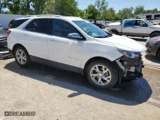 2018 Chevrolet Equinox Premier with VIN 3GNAXMEV3JS538415, listed as a Copart auction lot 57691274 with 61,902 mi miles and Salvage Title. Bid and sale history available at carsss.com. Image 4.